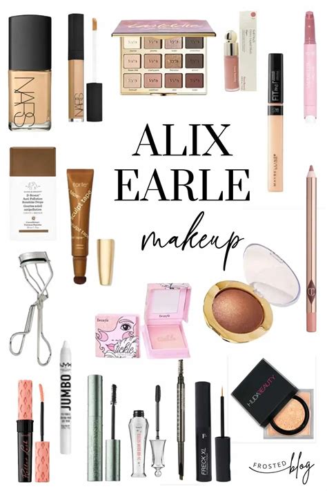 alix earle makeup list.